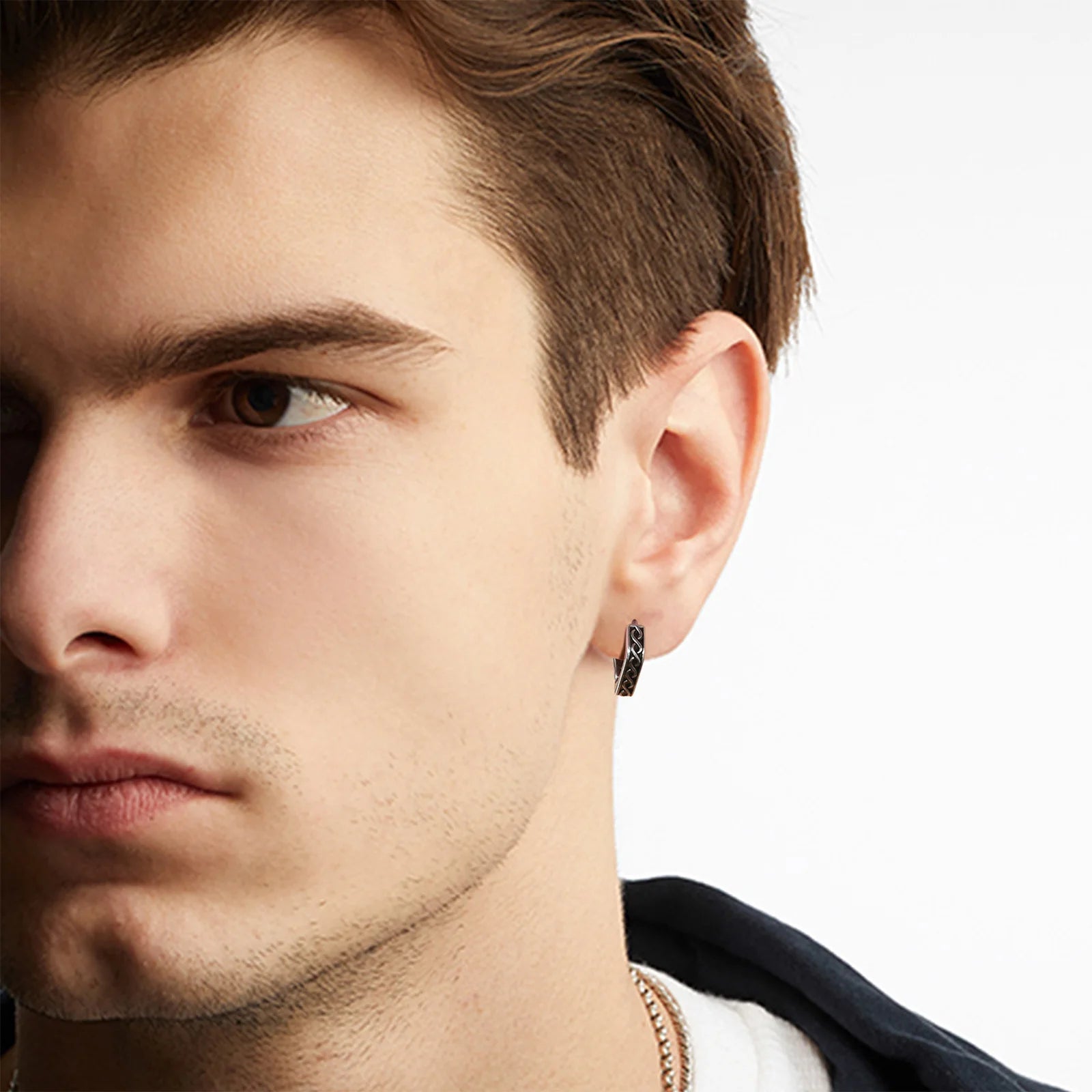 Pendientes Geométricos Vikingos para Hombre3 4