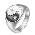 Anillo Yin Yang Hombre Mujer 