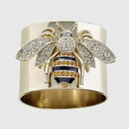 Anillo ancho abeja