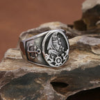 Anillo ancla y barco