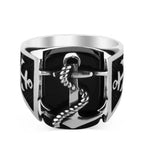 Anillo ancla para hombre