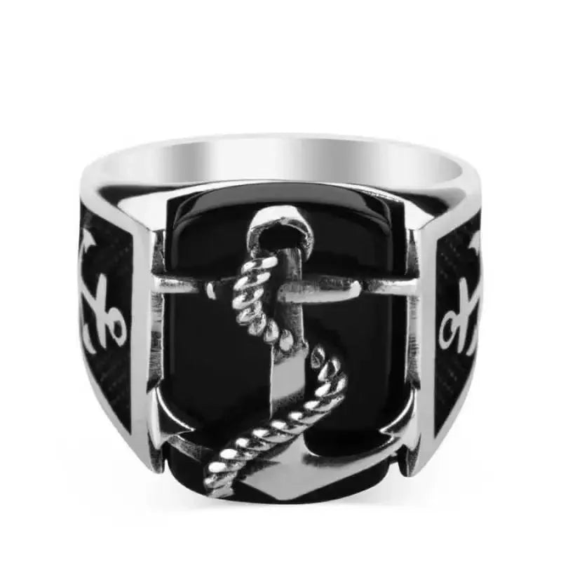 Anillo ancla para hombre