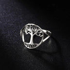 Anillo Árbol de la Vida para Mujer plata