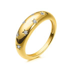 Anillo con Estrellas de Circonio