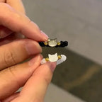 Anillo de Gato con Piedras