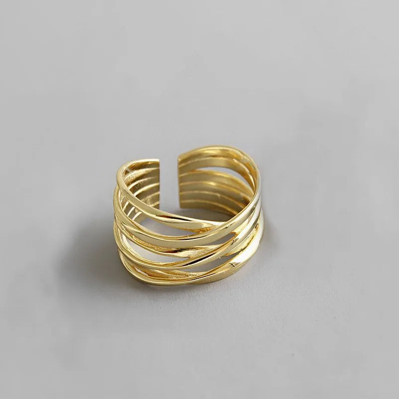 Anillo de Mujer Estilo Étnico oro