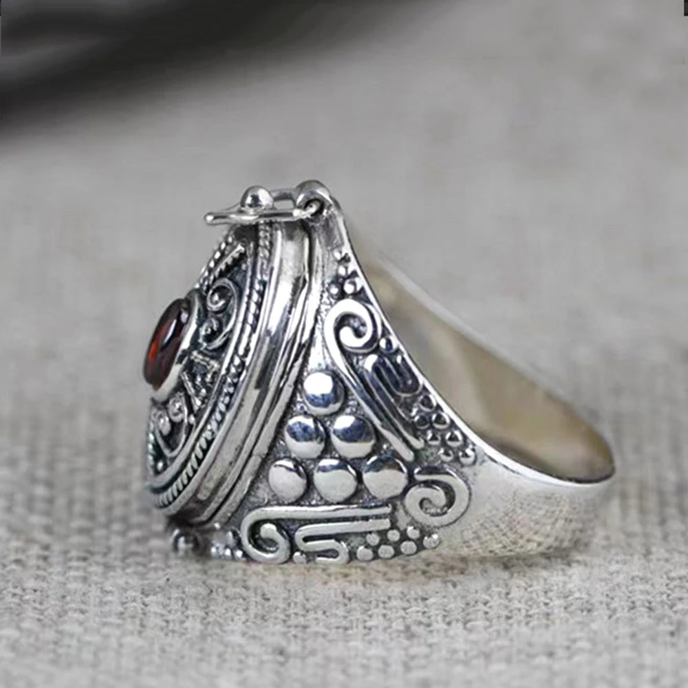 Anillo de estilo étnico con apertura