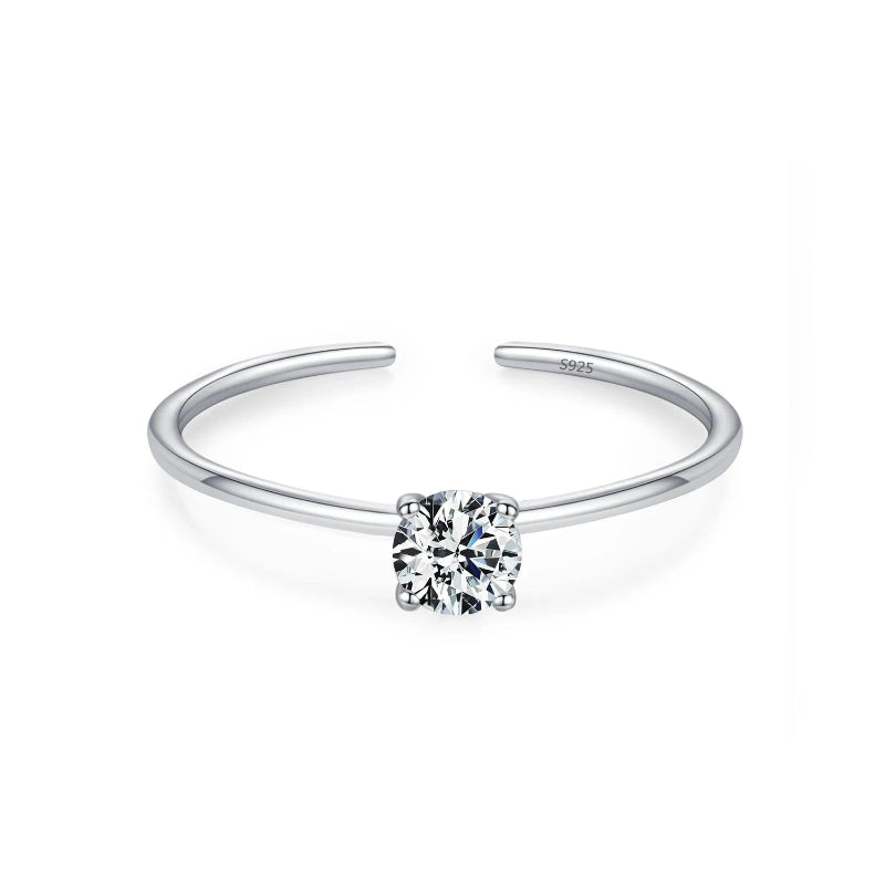 Anillo de Zirconia de Color Piedra de Nacimiento