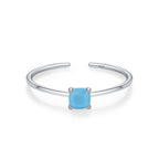Anillo de Zirconia de Color Piedra de Nacimiento