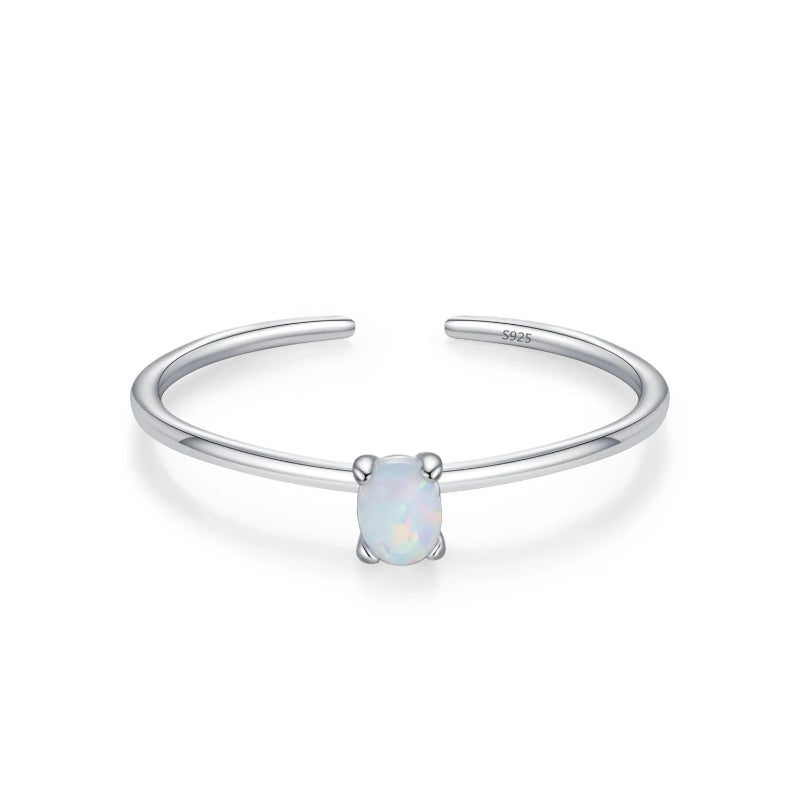 Anillo de Zirconia de Color Piedra de Nacimiento