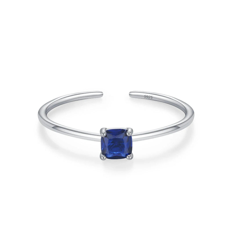 Anillo de Zirconia de Color Piedra de Nacimiento