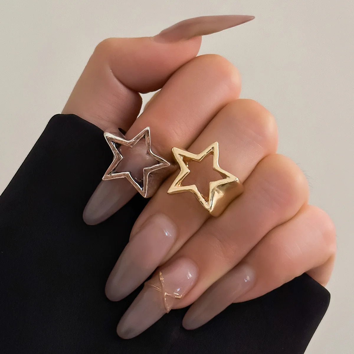 Anillo de Estrella para Mujer plata