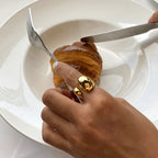 Anillo Doble Gota de Agua