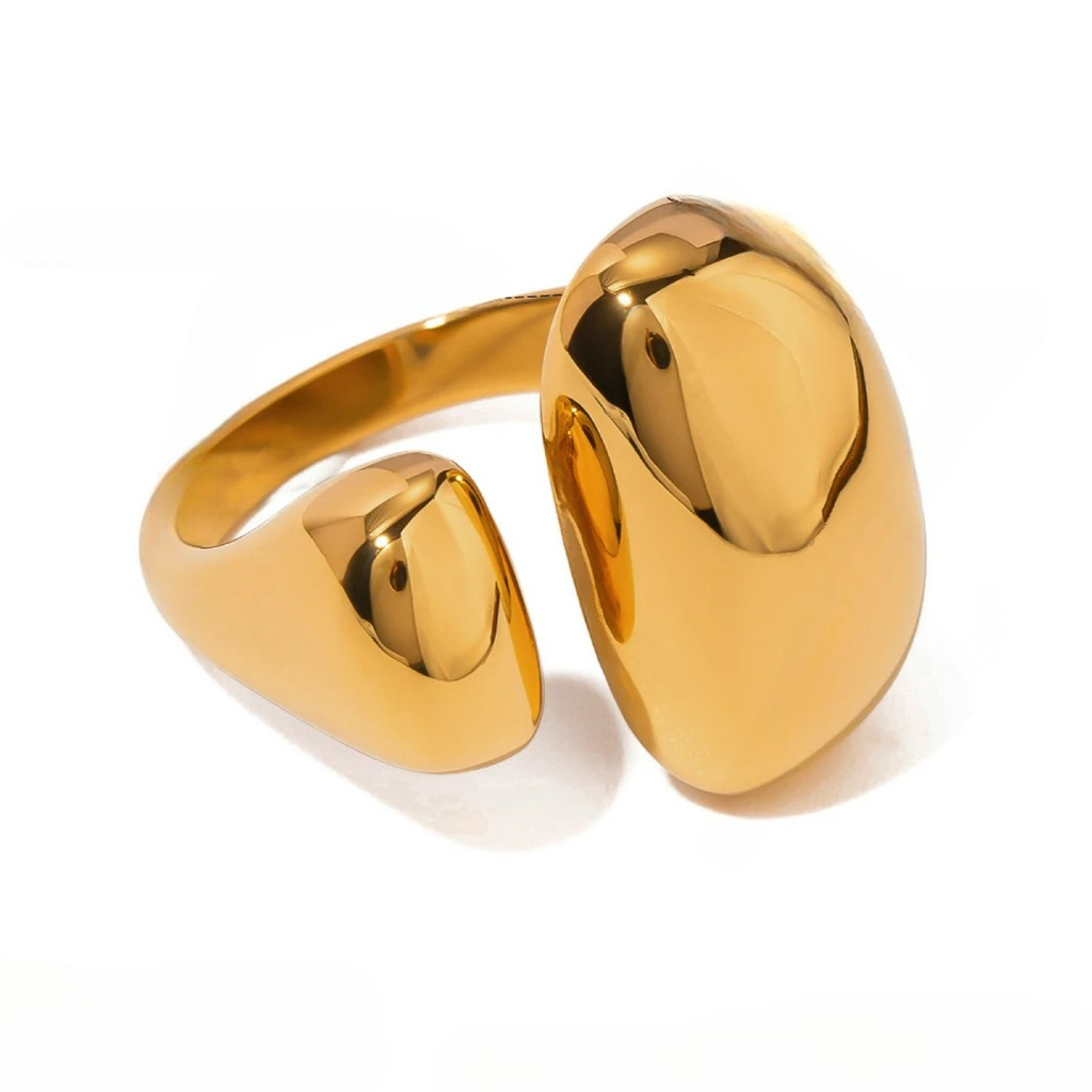 Anillo Doble Gota de Agua