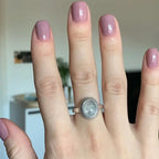 Anillo de Fertilidad con Piedra de Luna