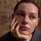 Anillo de Flor Blanca