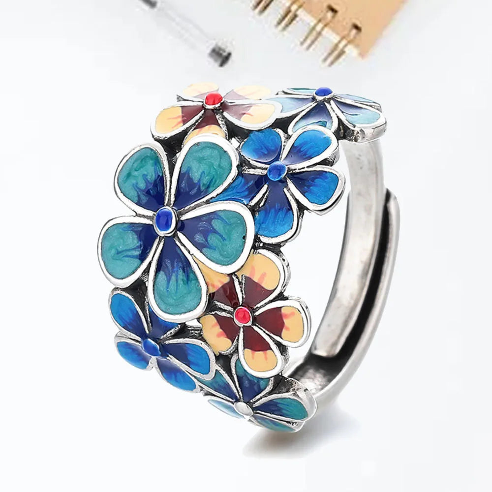Anillo de Flores de Colores
