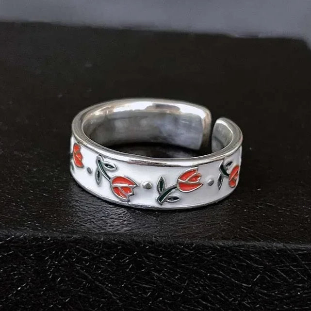 Anillo de Flores de Tulipán