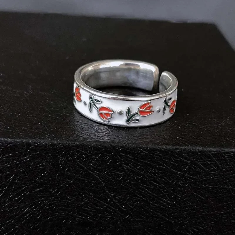 Anillo de Flores de Tulipán