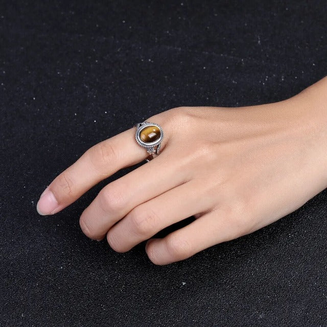 Anillo de Ojo de Tigre