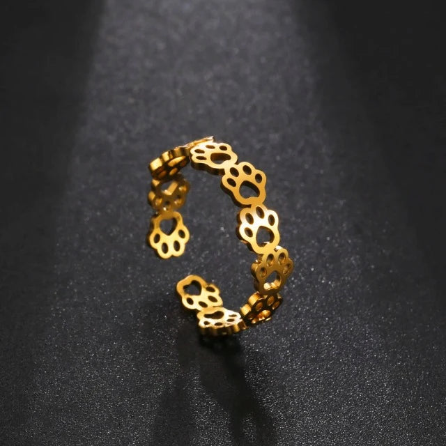 Anillo de Patas de oro