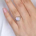 Anillo de Piedra de Luna Fertilidad
