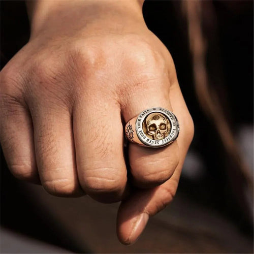 Anillo para Hombre Cabeza de Muerto