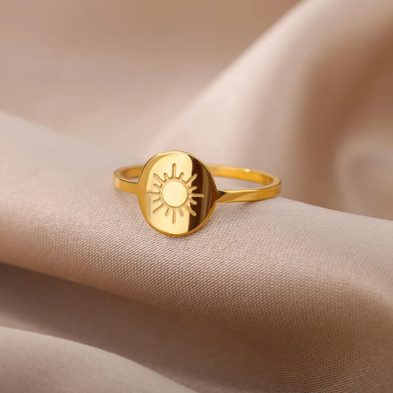Anillo Sol Mujer oro