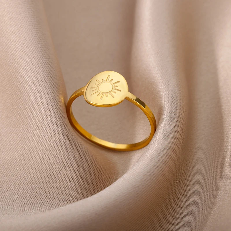 Anillo Sol Mujer oro