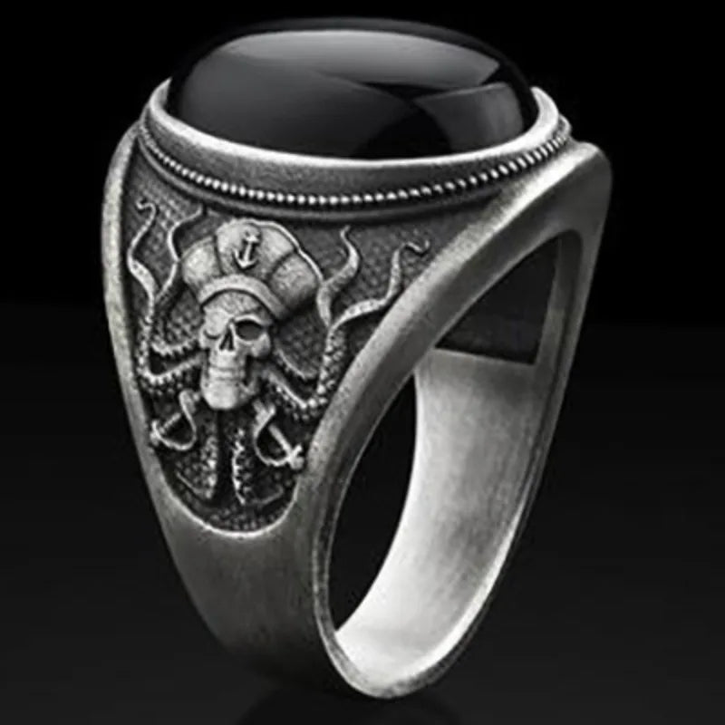 Anillo de calavera pirata