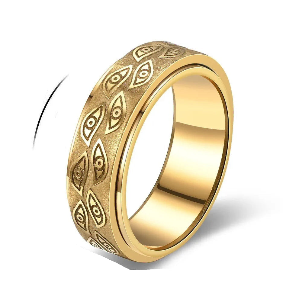 Anillo Giratorio Antiestrés Ojo 