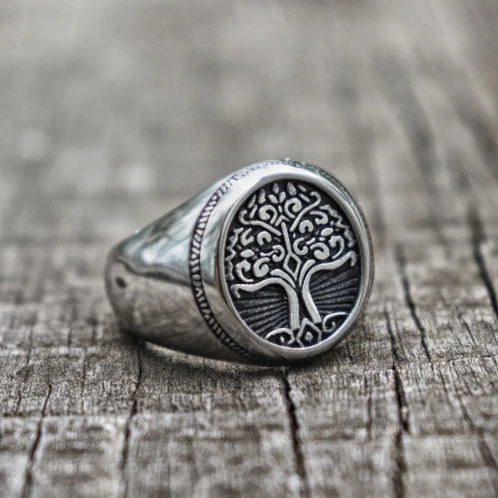 Anillo Árbol de la Vida Celta para Mujer