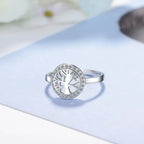Anillo Árbol de la Vida para Mujer Anillo de Plata