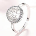 Anillo Árbol de la Vida para Mujer Anillo de Plata sello