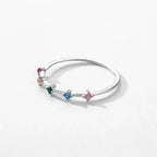 Anillo arcoíris para mujer