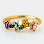 Anillo arcoíris para mujer