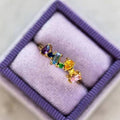 Anillo arcoíris para mujer