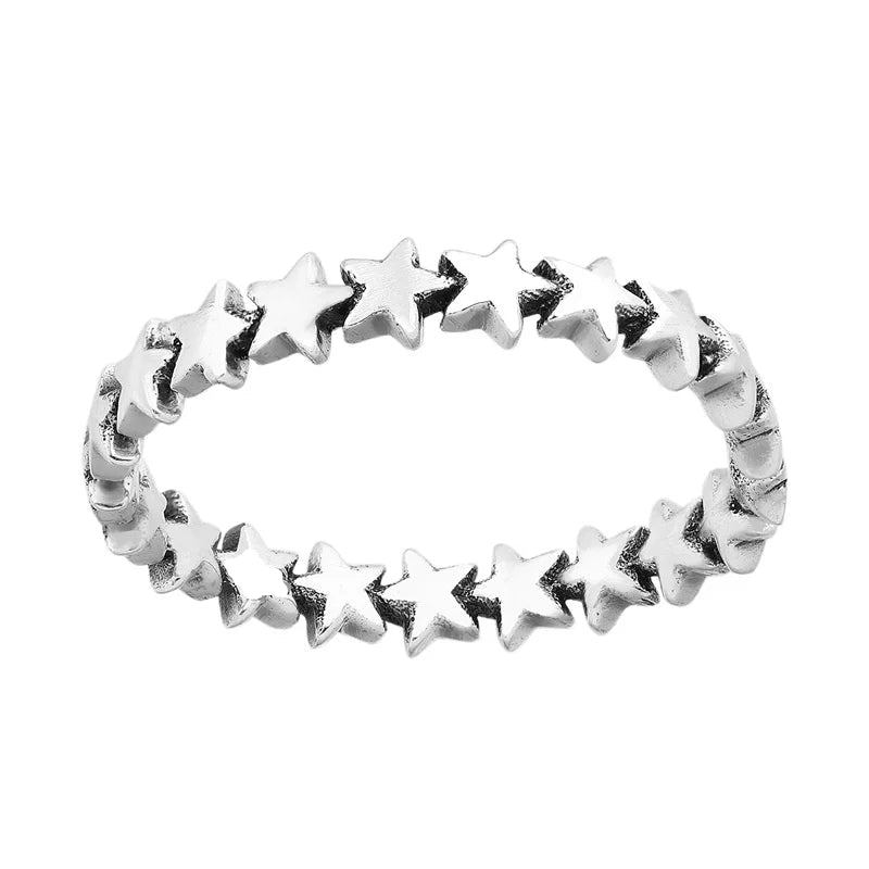 Anillo con Media Luna y Astros