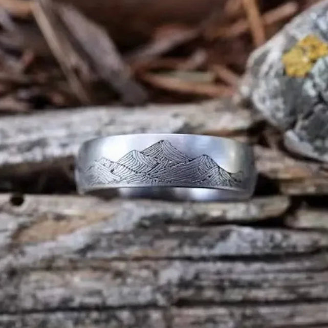 Anillo con Montañas Hombre o Mujer