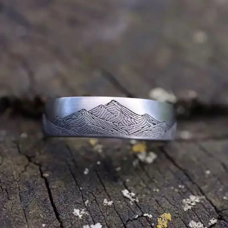 Anillo con Montañas Hombre o Mujer