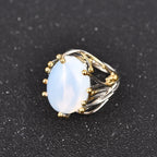 Anillo con Piedra Natural Piedra de Luna