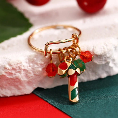 Anillo de Dulces de Navidad para Mujer