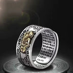 Anillo Budista Om Tibetano para Hombre o Mujer