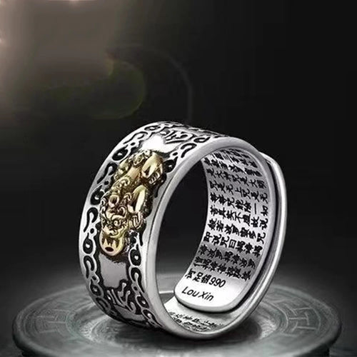 Anillo Budista Om Tibetano para Hombre o Mujer