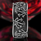 Anillo con hongos para hombre