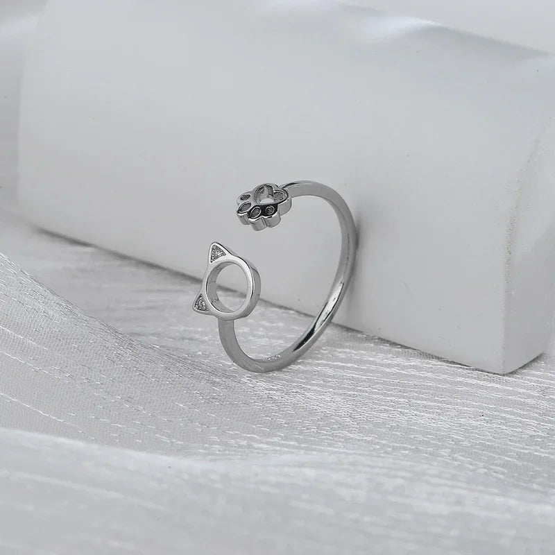 Anillo de Gato con Patas