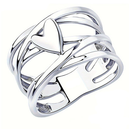 Anillo corazón de filigrana