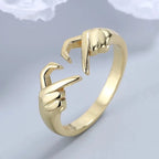 Anillo Corazón Romántico Oro 