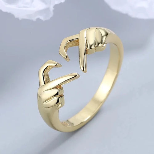 Anillo Corazón Romántico Oro 
