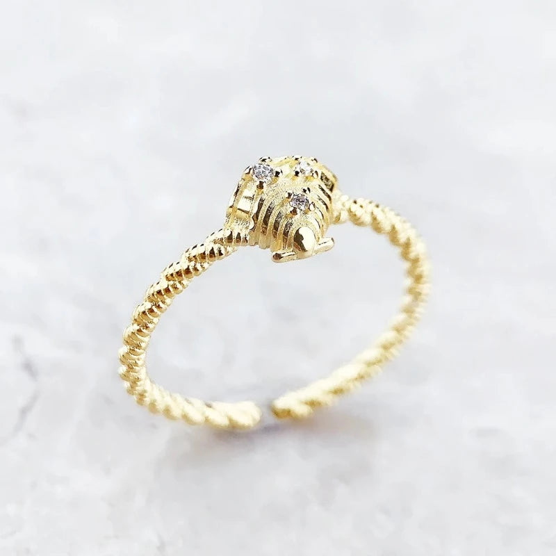 Anillo Concha de Oro - Exception®